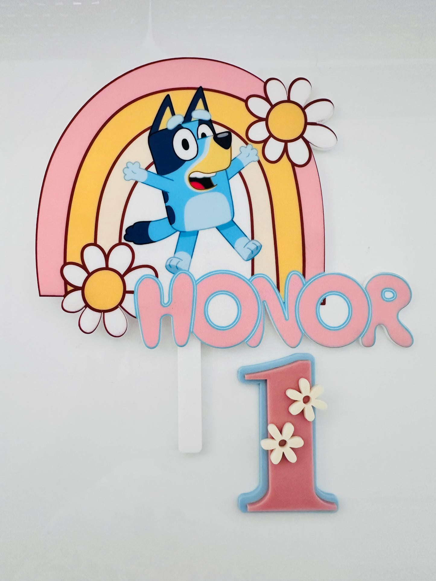 Bluey cake topper