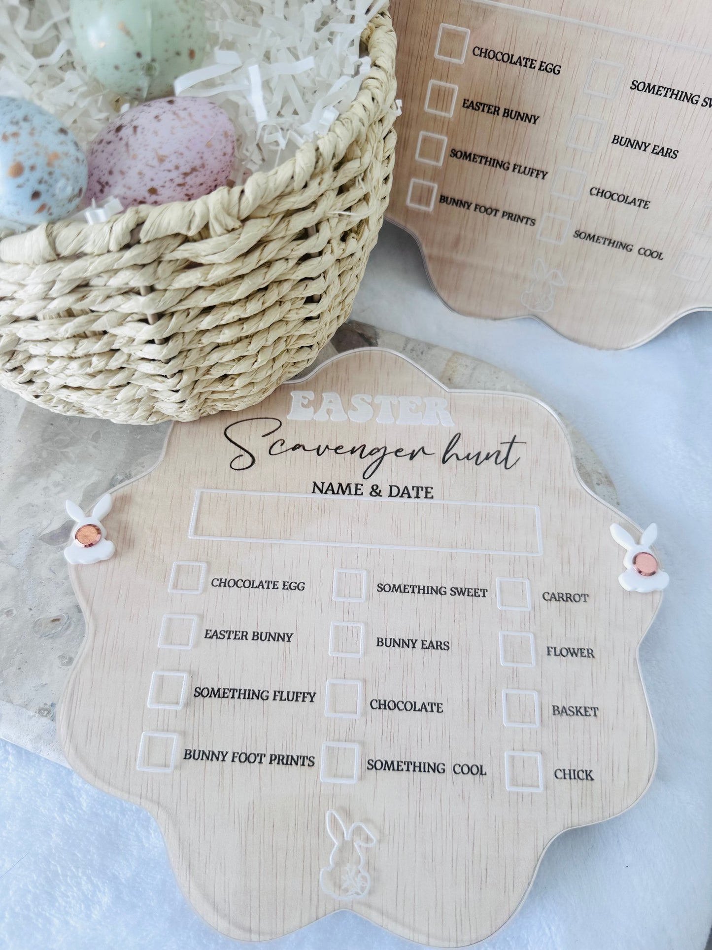 Scavenger hunt board