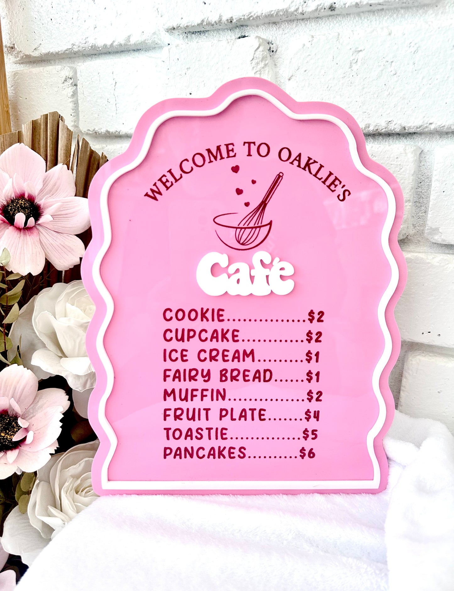 Pink Cafe menu