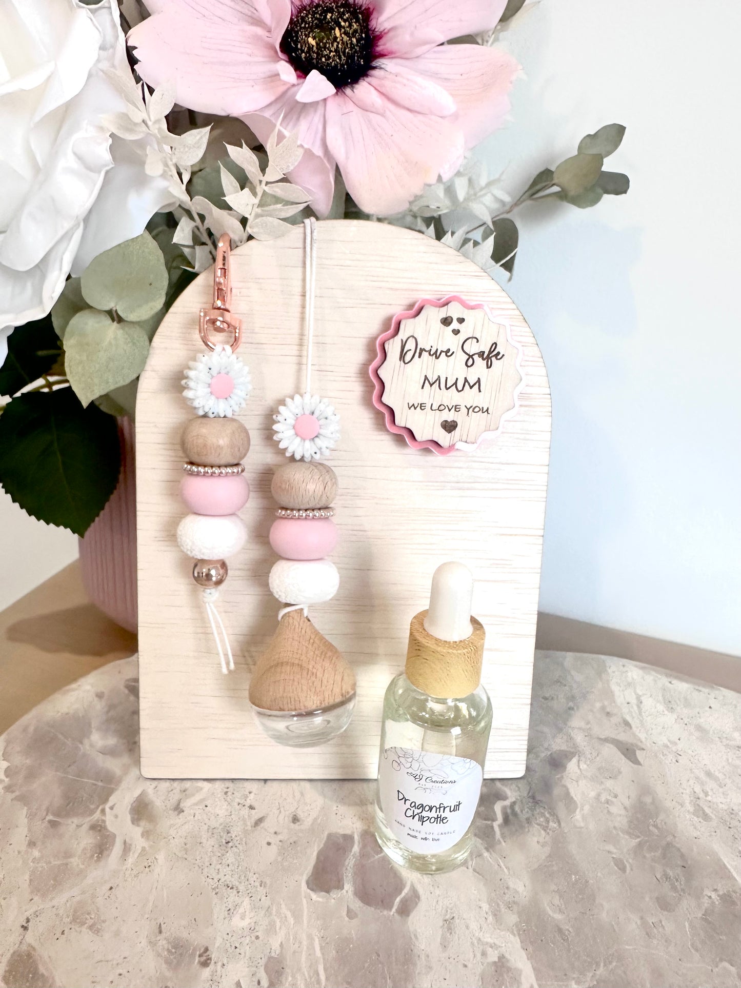 Diffuser, keyring oil set