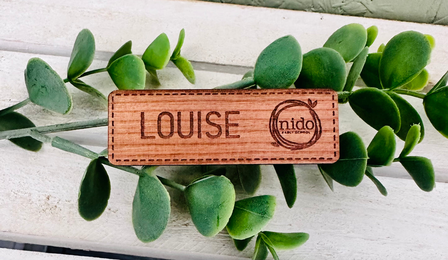 Nido name badges