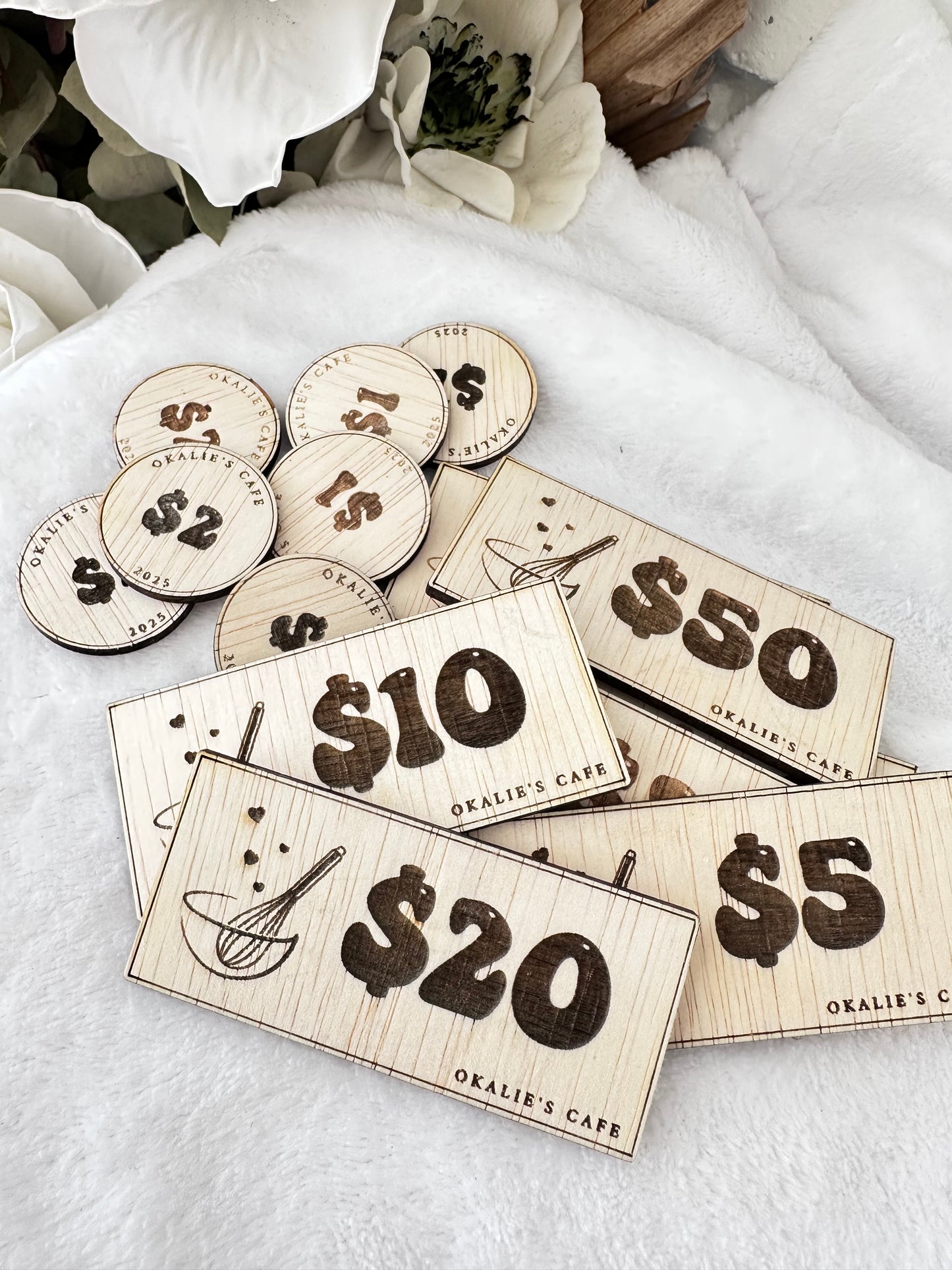 Personalised play money