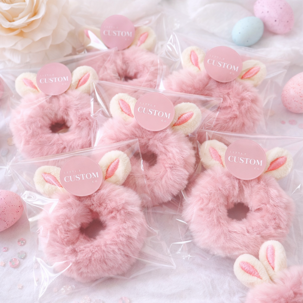 Bunny scrunchies