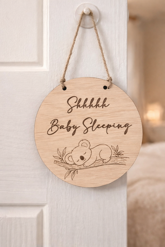 Shhh Baby Sleeping Sign