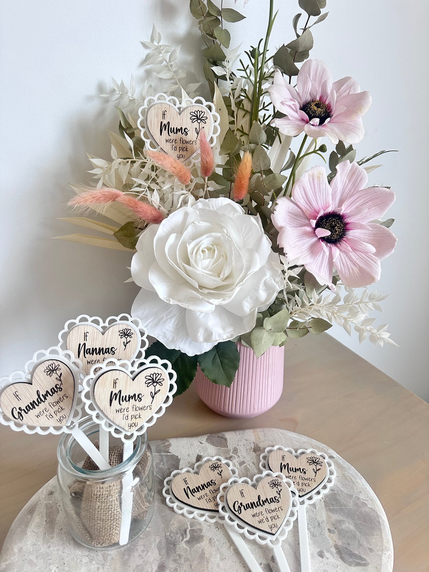 Heart flower stem