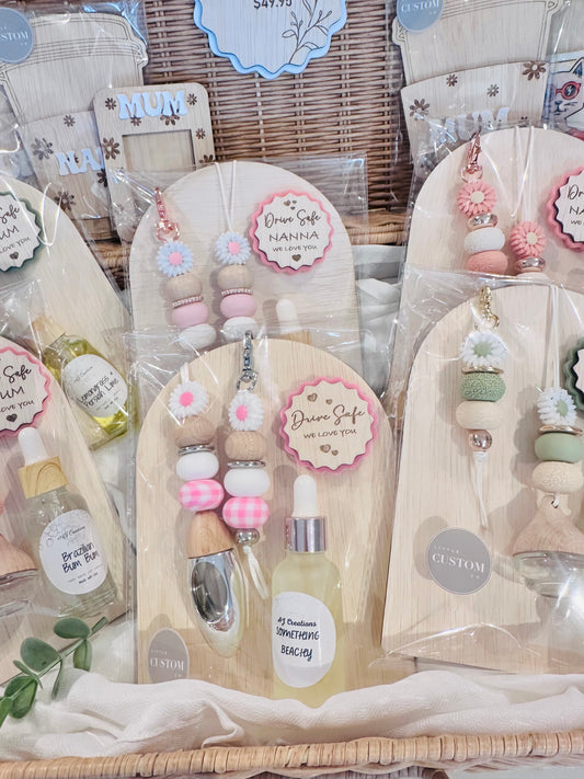 Diffuser, keyring oil set