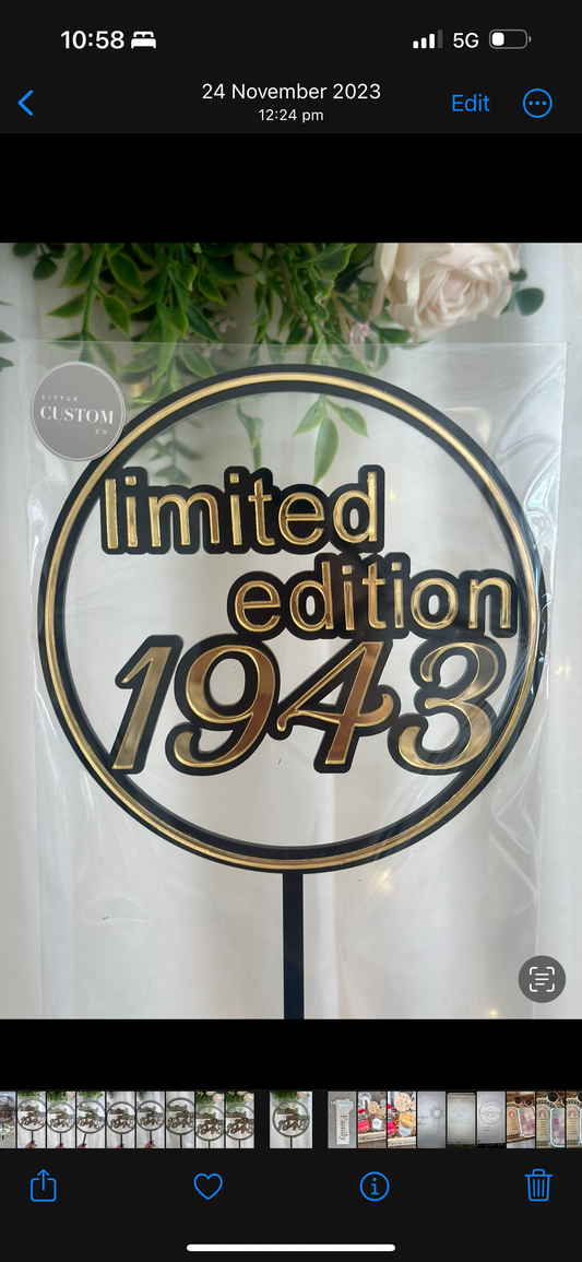 Limited edition