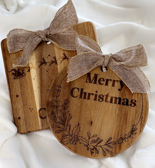 Christmas chopping boards