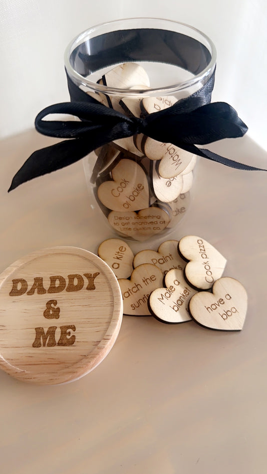 Daddy and me jar