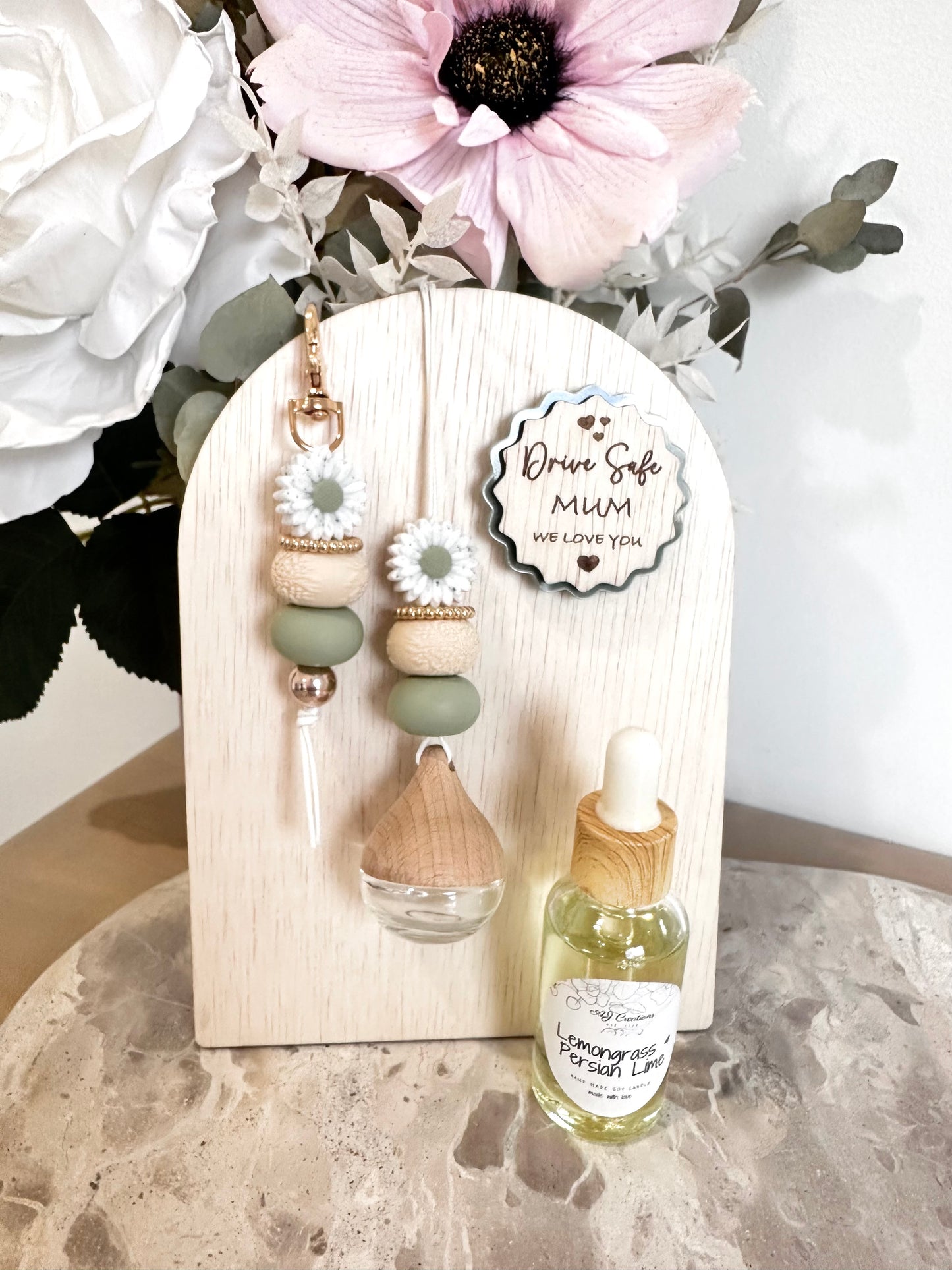 Diffuser, keyring oil set