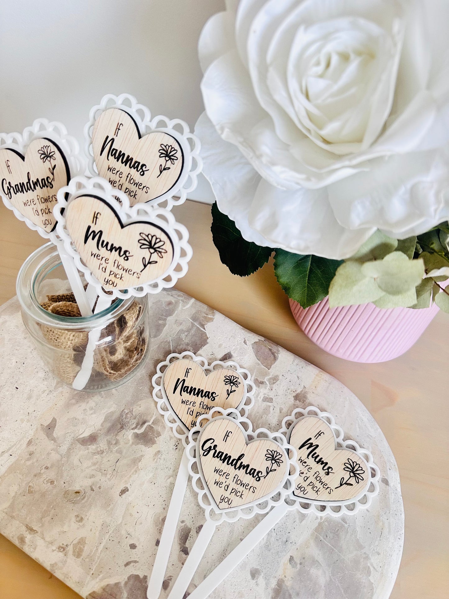Heart flower stem