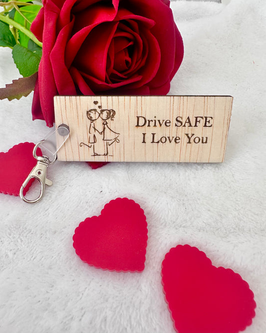 Drive safe keyring