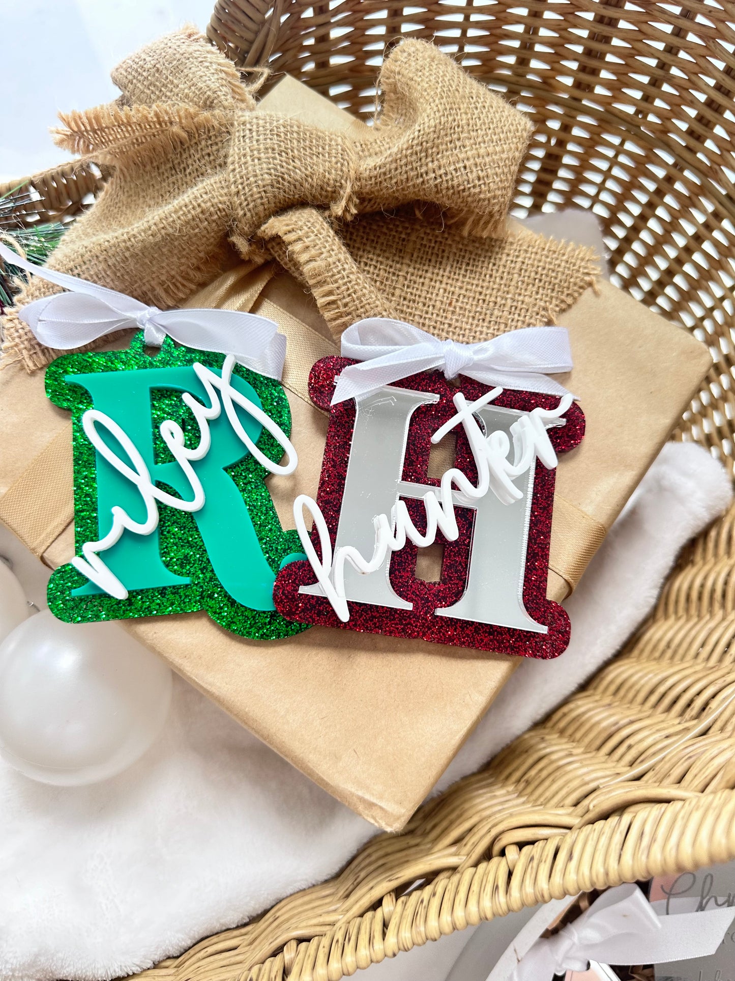 Letter Christmas decorations