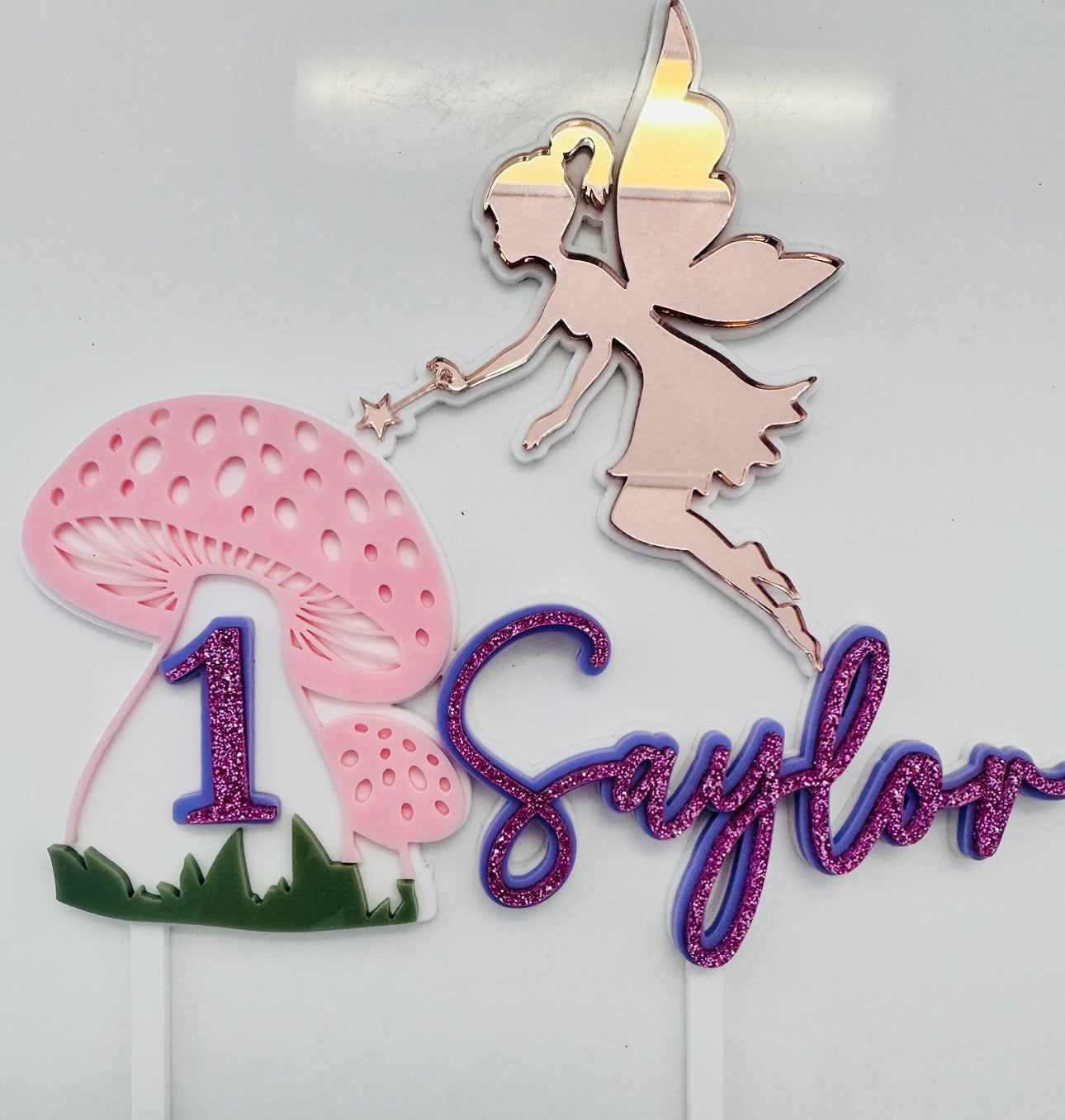 Fairy cake topper