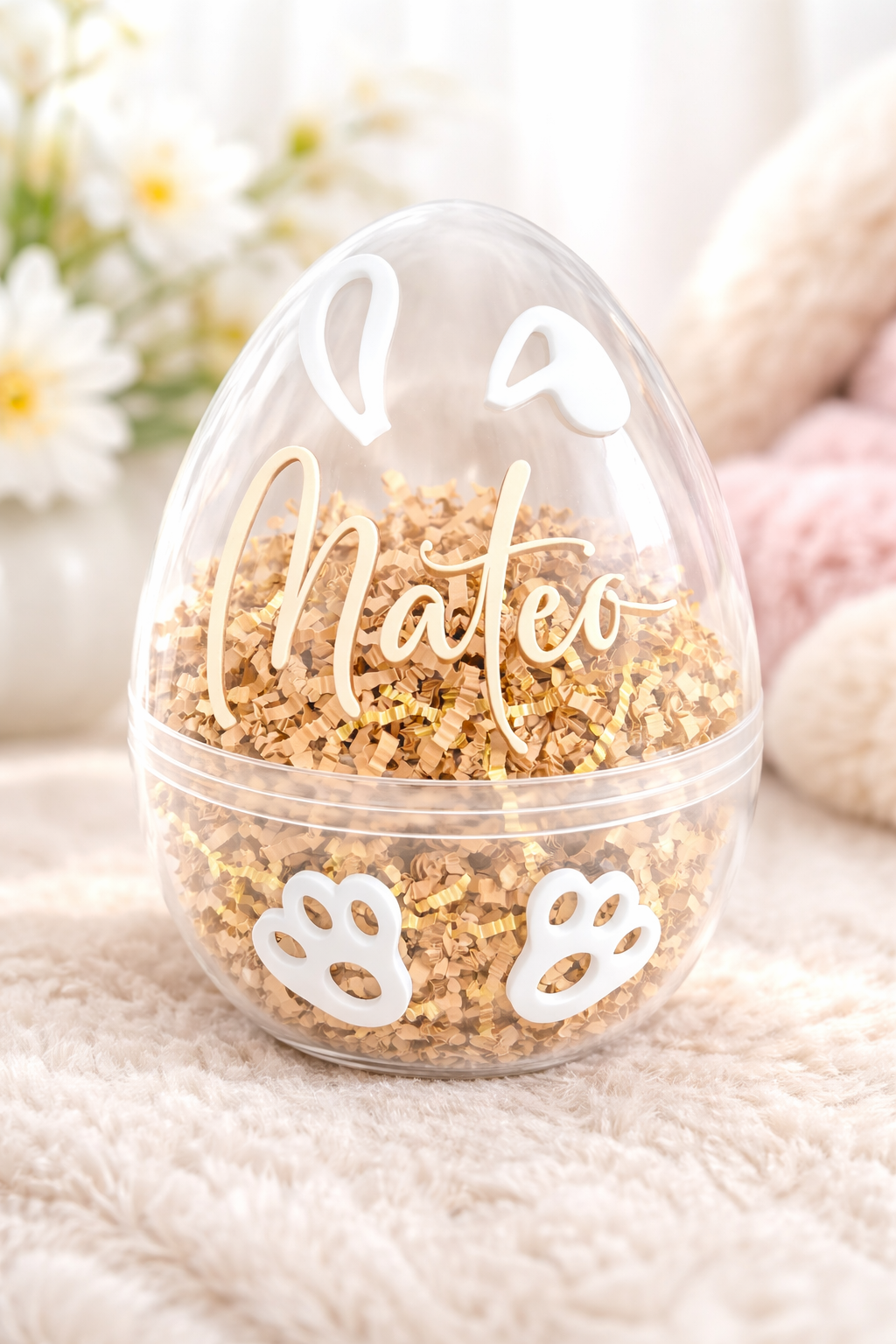 Personalised easter egg