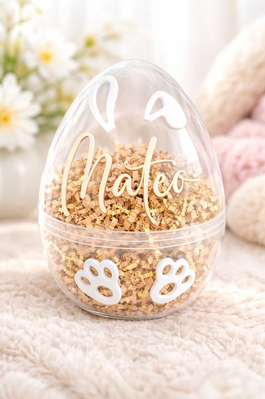 Personalised easter egg