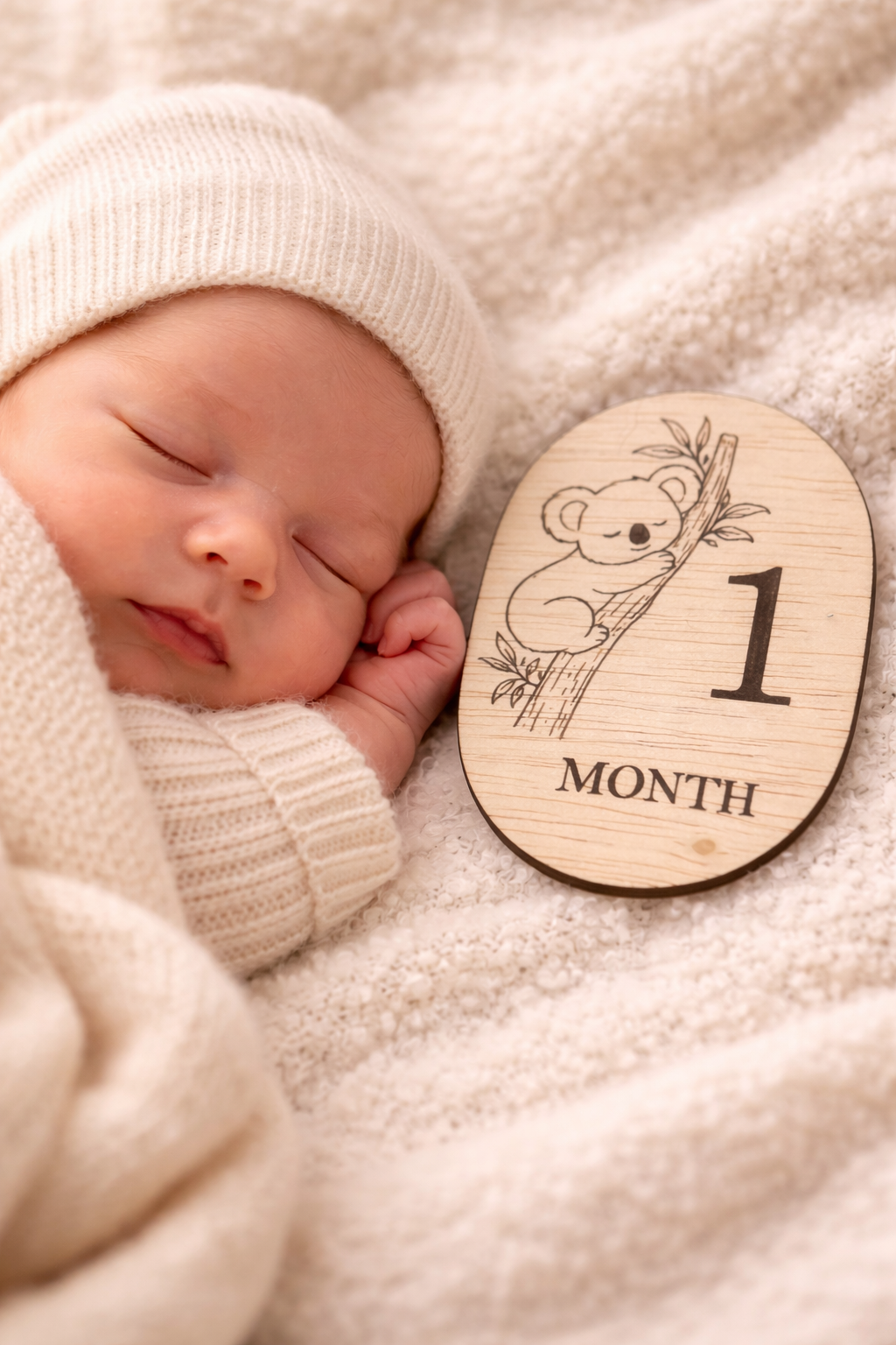 Baby Milestones  Wooden Set