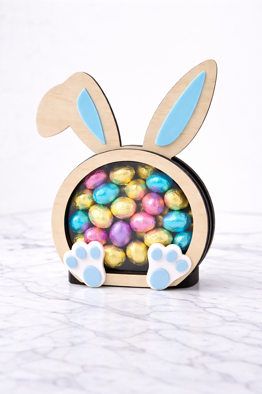 Easter bunny box for chocolate eggs