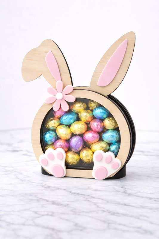 Easter bunny box for chocolate eggs