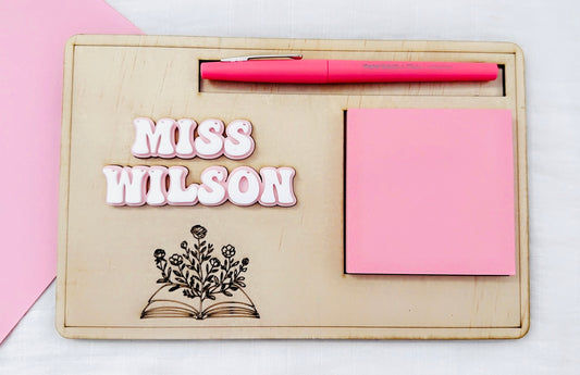 PERSONALISED NOTE PAD HOLDER