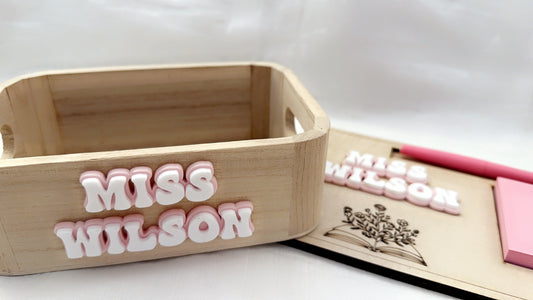 WOODEN PERSONALISED BOX