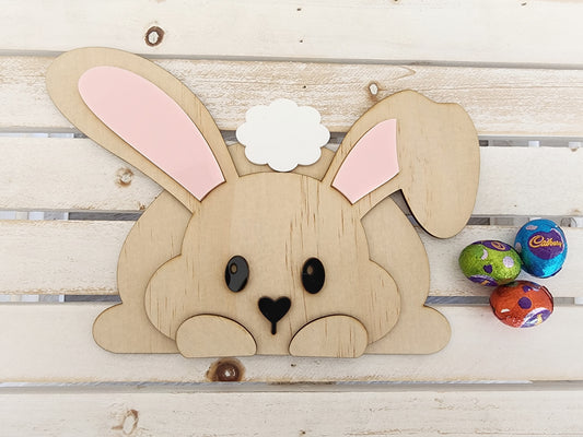 Crouching Bunny Plaque