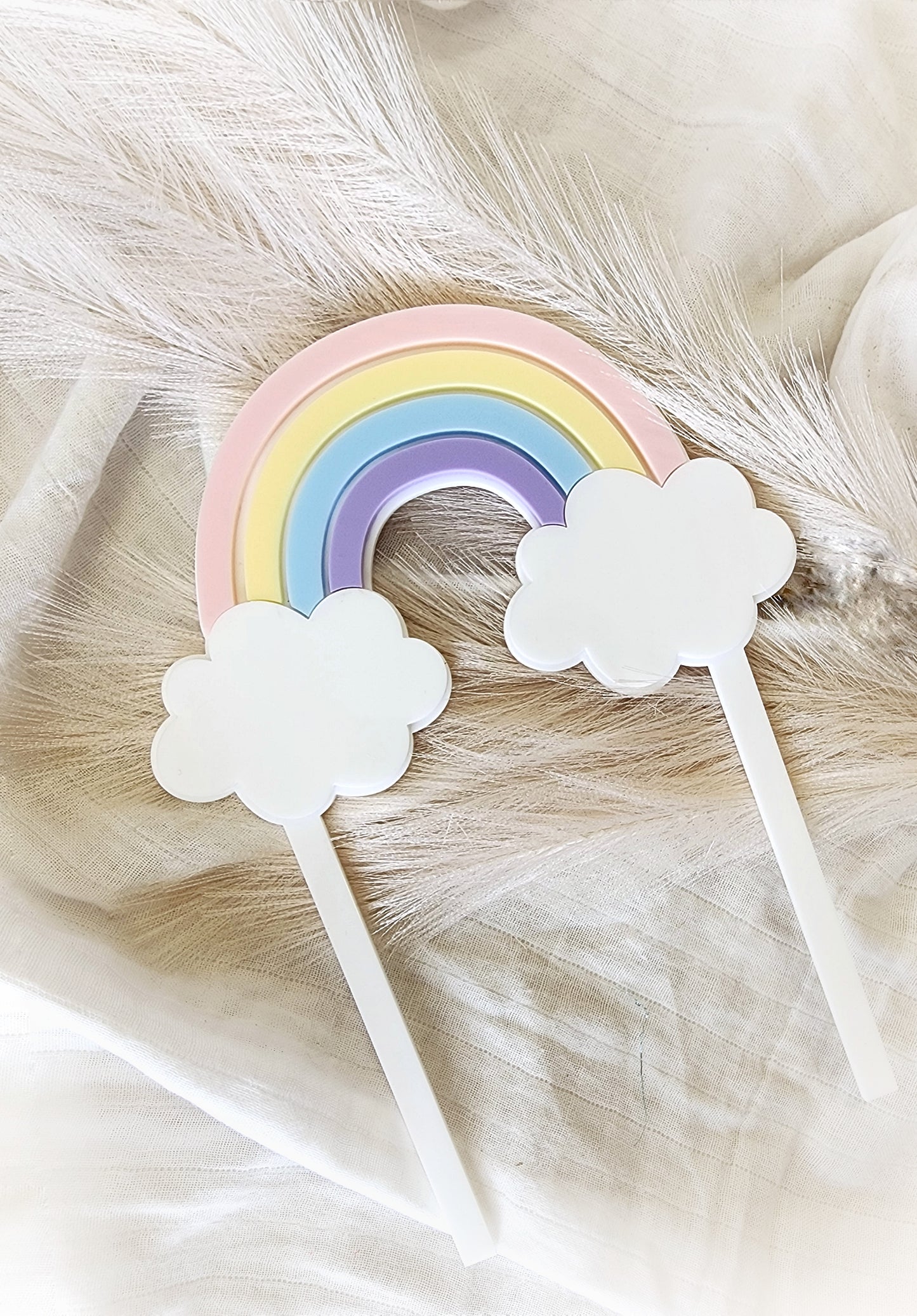 Pastel Rainbow Topper