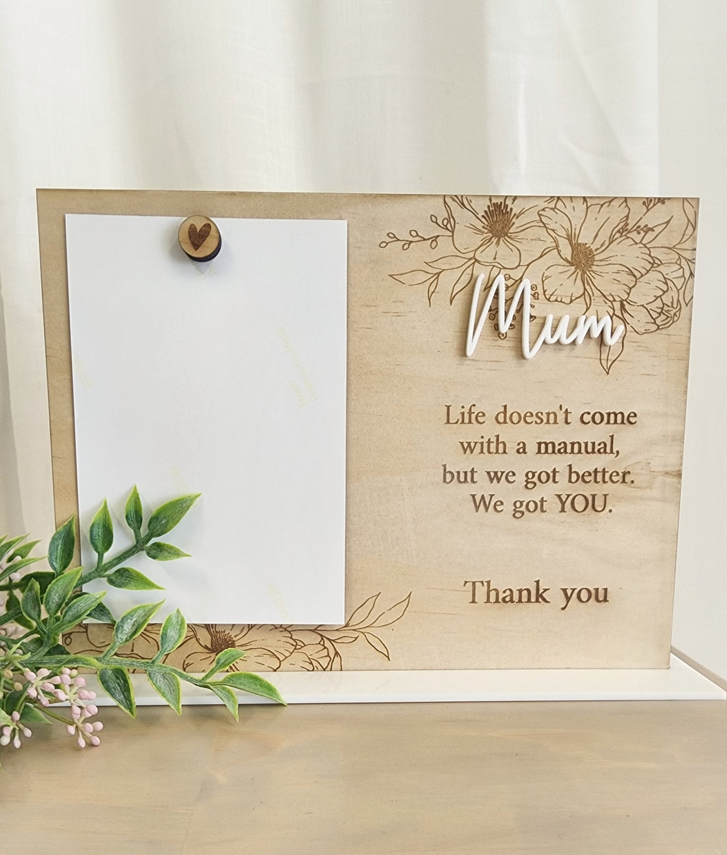 Mother's Day Photo Plaque